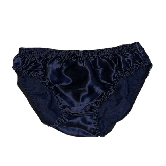 Vintage Navy Blue Silk Panties - Women’s Size Large - Picture 5 of 5